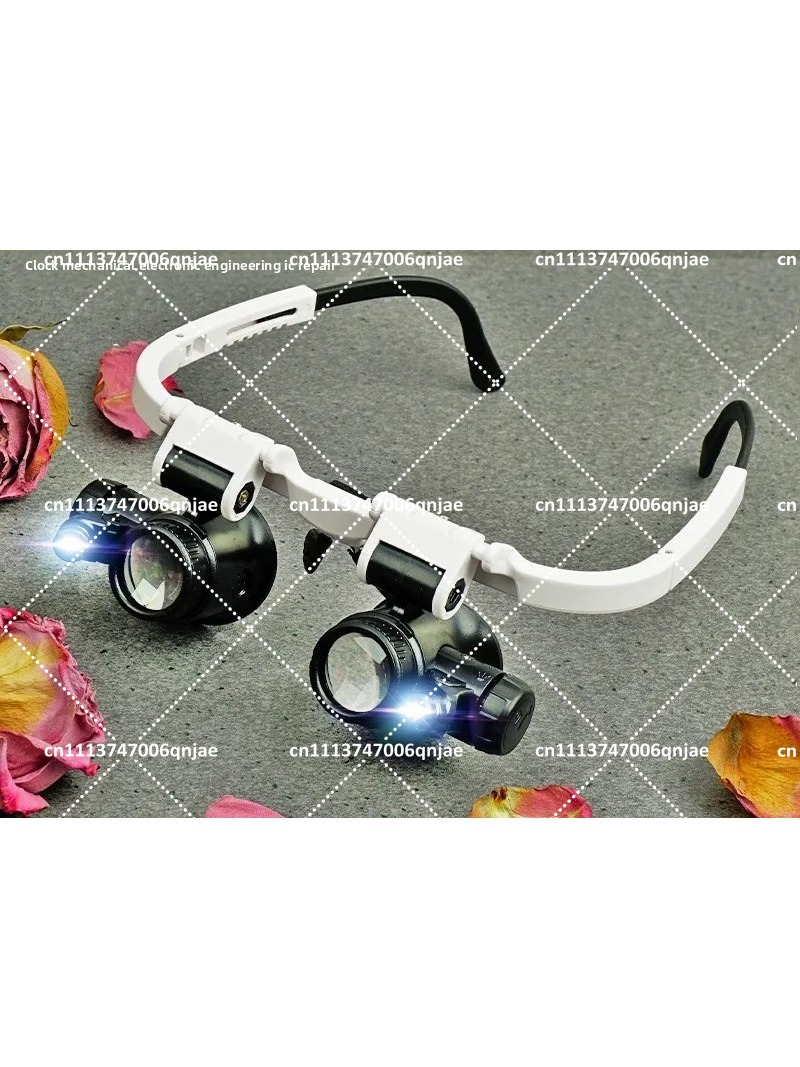 Electronics Repair Glasses - نظارات تكبير مثبتة على الرأس بقوة