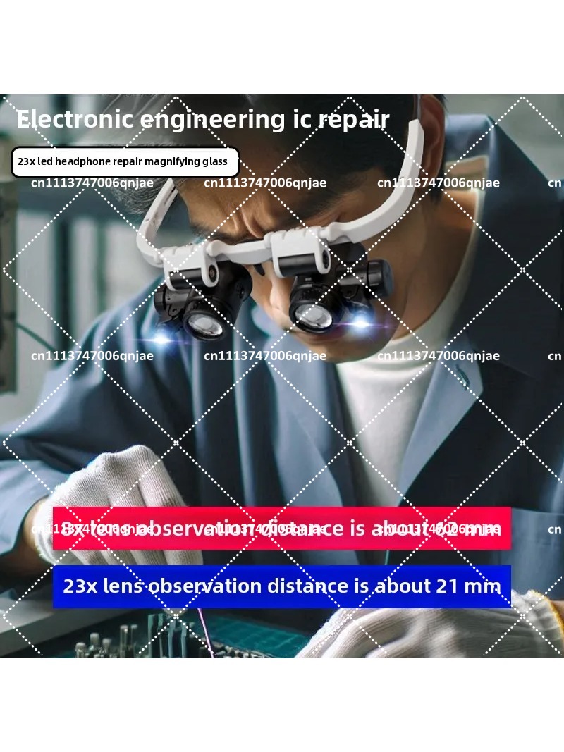 نظارات تكبير مثبتة على الرأس ب - مراجعة Electronics Repair Glasses وسعره