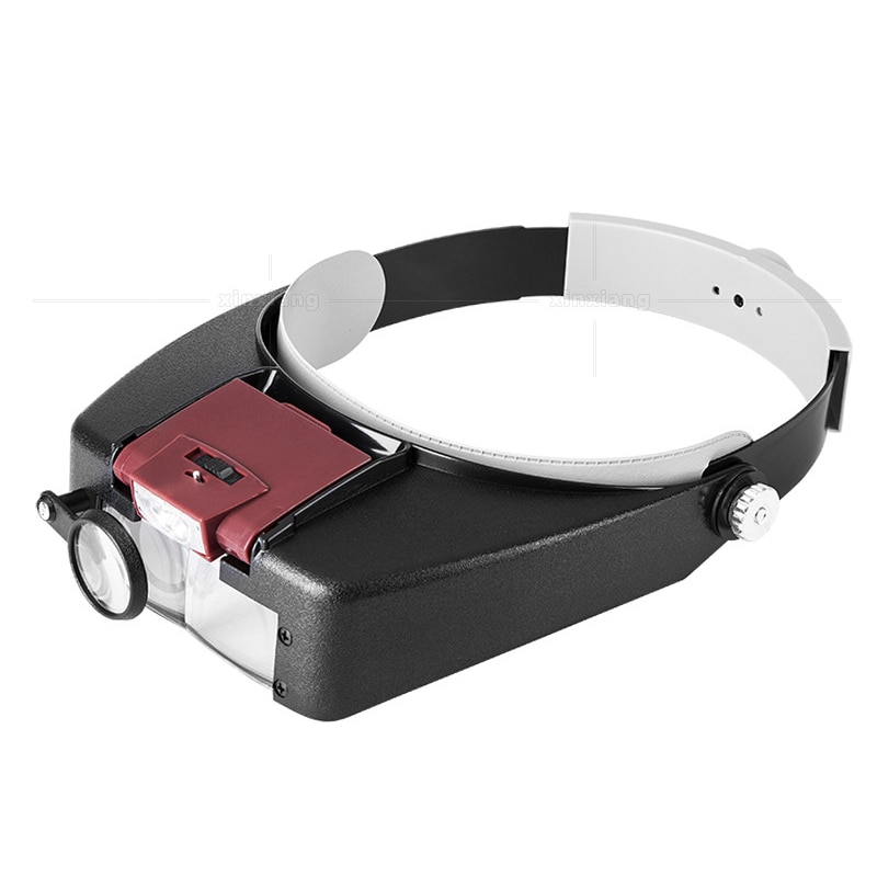 10X نظارات عقال مكبرة LED عدسة - مراجعة Electronics Repair Glasses وسعره
