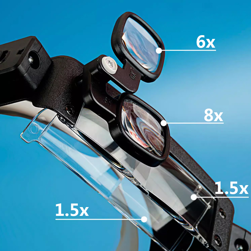 جديد عقال المكبر أضواء LED الع - مراجعة Electronics Repair Glasses وسعره
