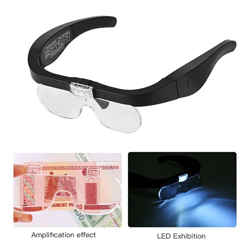 نظارات مكبرة مثبتة على الرأس م - مراجعة Electronics Repair Glasses وسعره